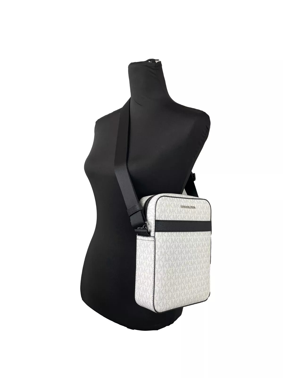 Cooper Medium Flight Crossbody Bag White