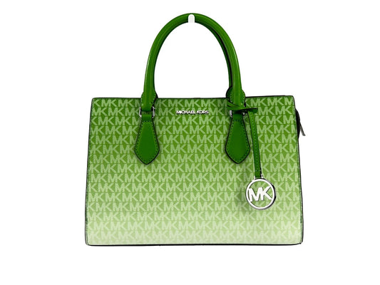 Sheila Medium Crossbody Satchel Purse Bag Jungle Green